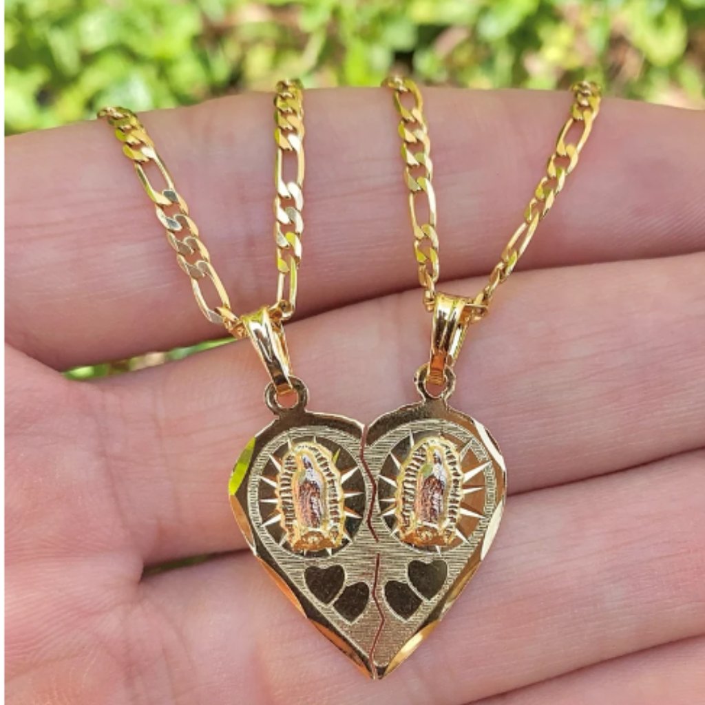 Virgencita Guadalupe Pendant Heart Broken 20